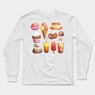 Kawaii Food Long Sleeve T-Shirt